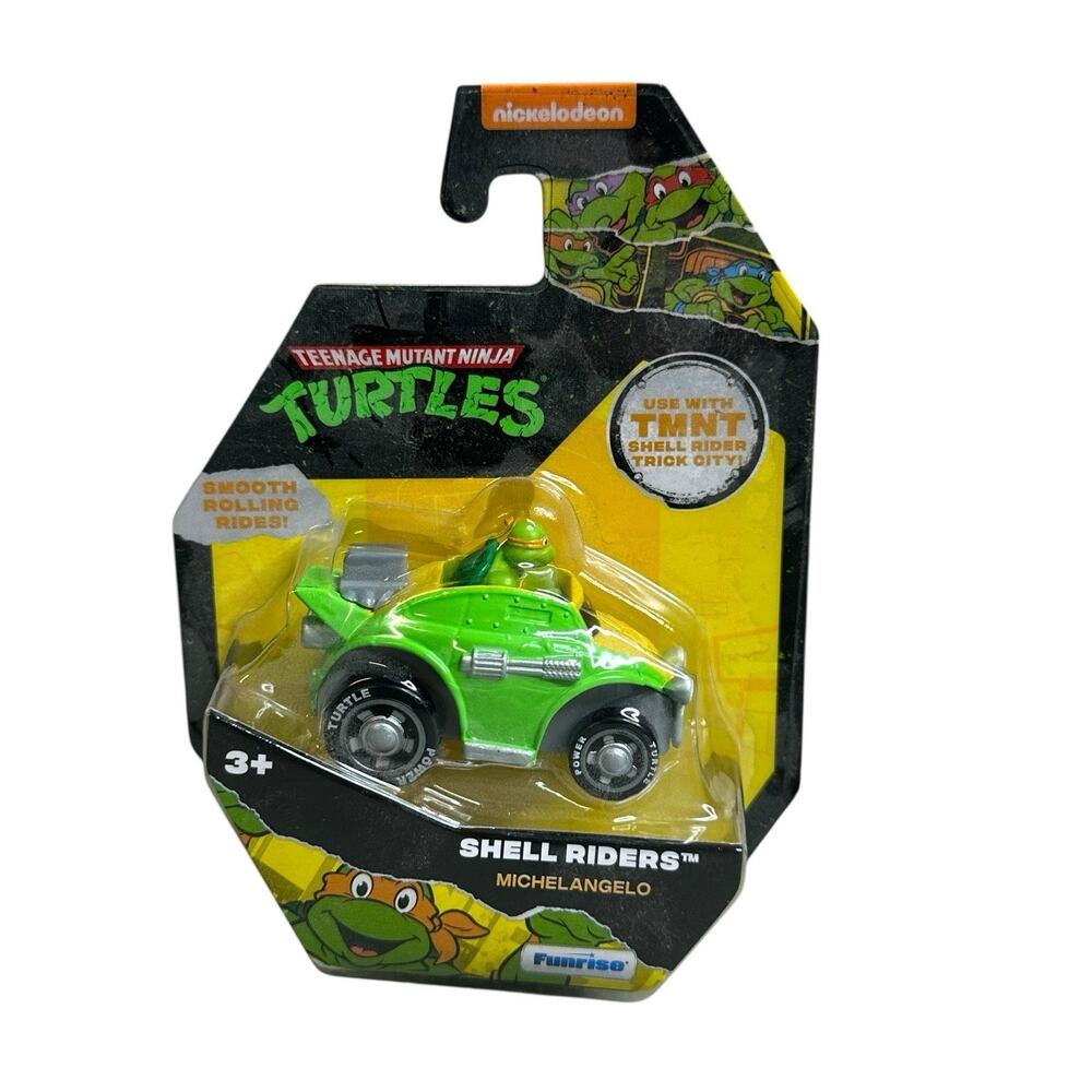 Teenage Mutant Ninja Turtles Shell Riders Car Michelangelo Toy Vehicle